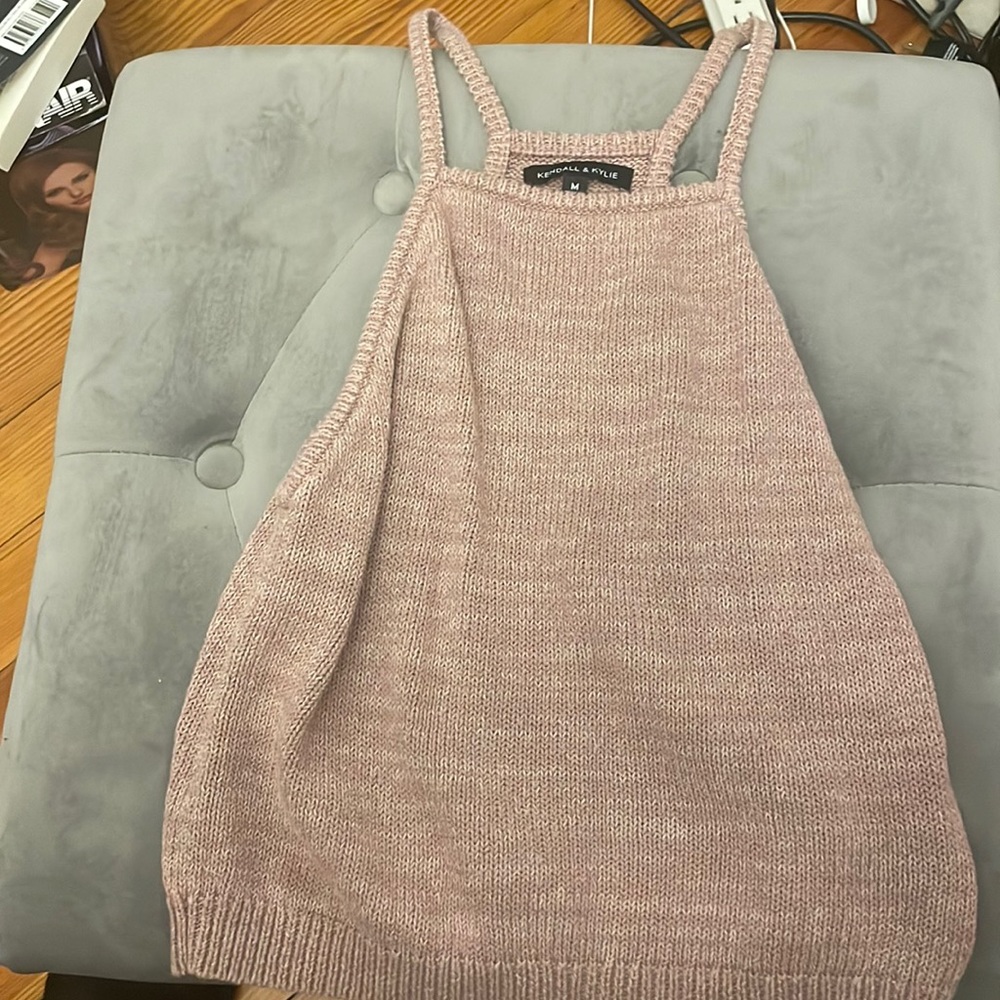 Purple knit top